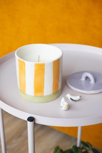 Bougie "Bouquet vert" 220g + mystery bird