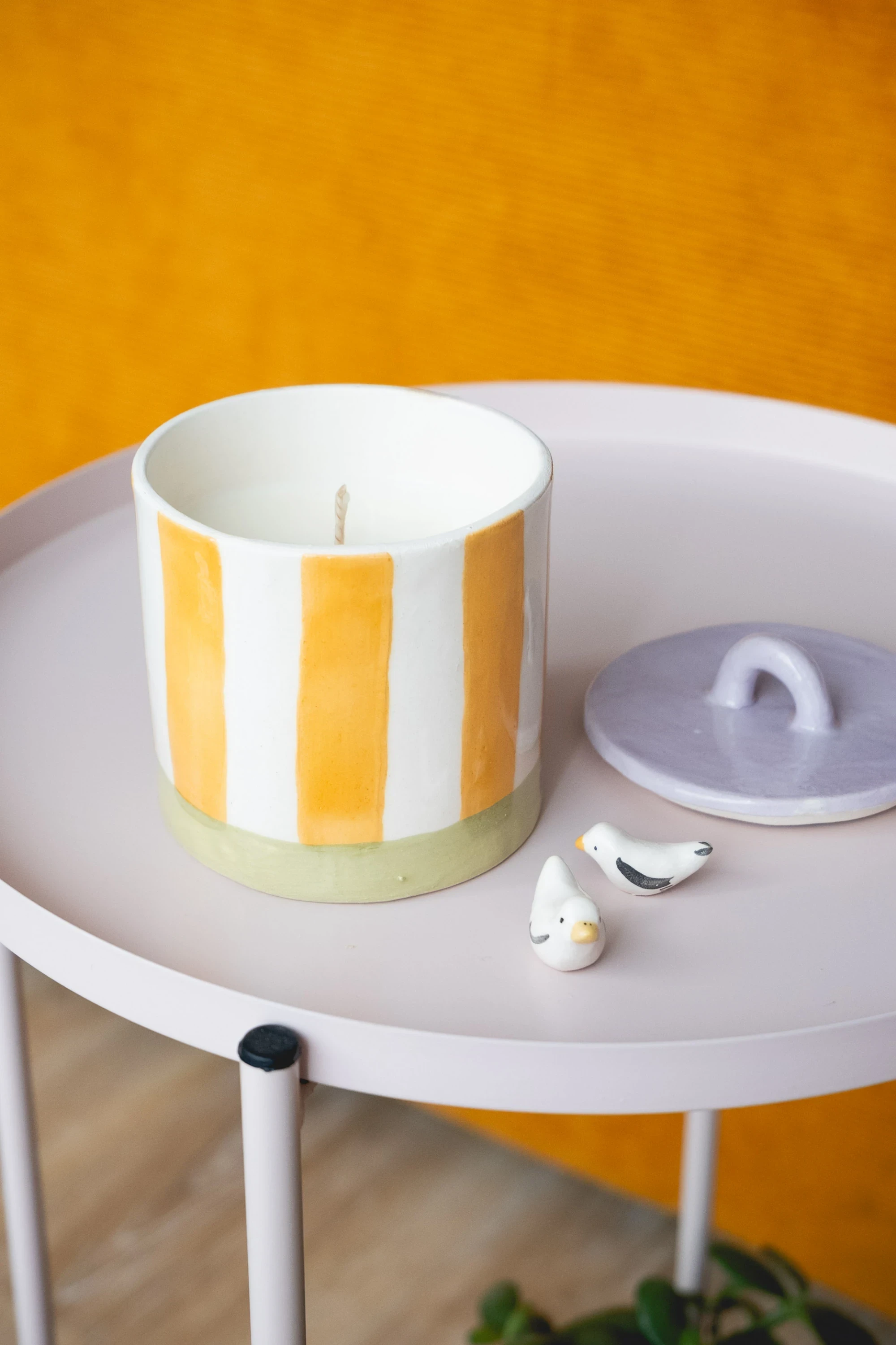 Bougie "Bouquet vert" 220g + mystery bird