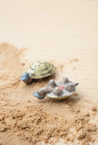 Figurine mini tortchue playa