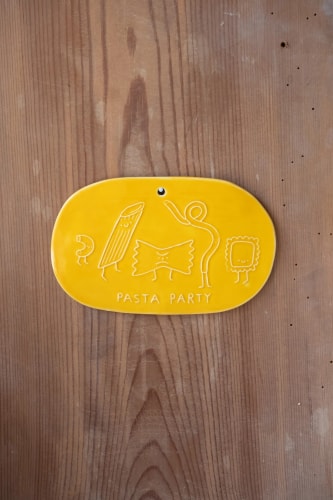 Plaque décor mural pasta
