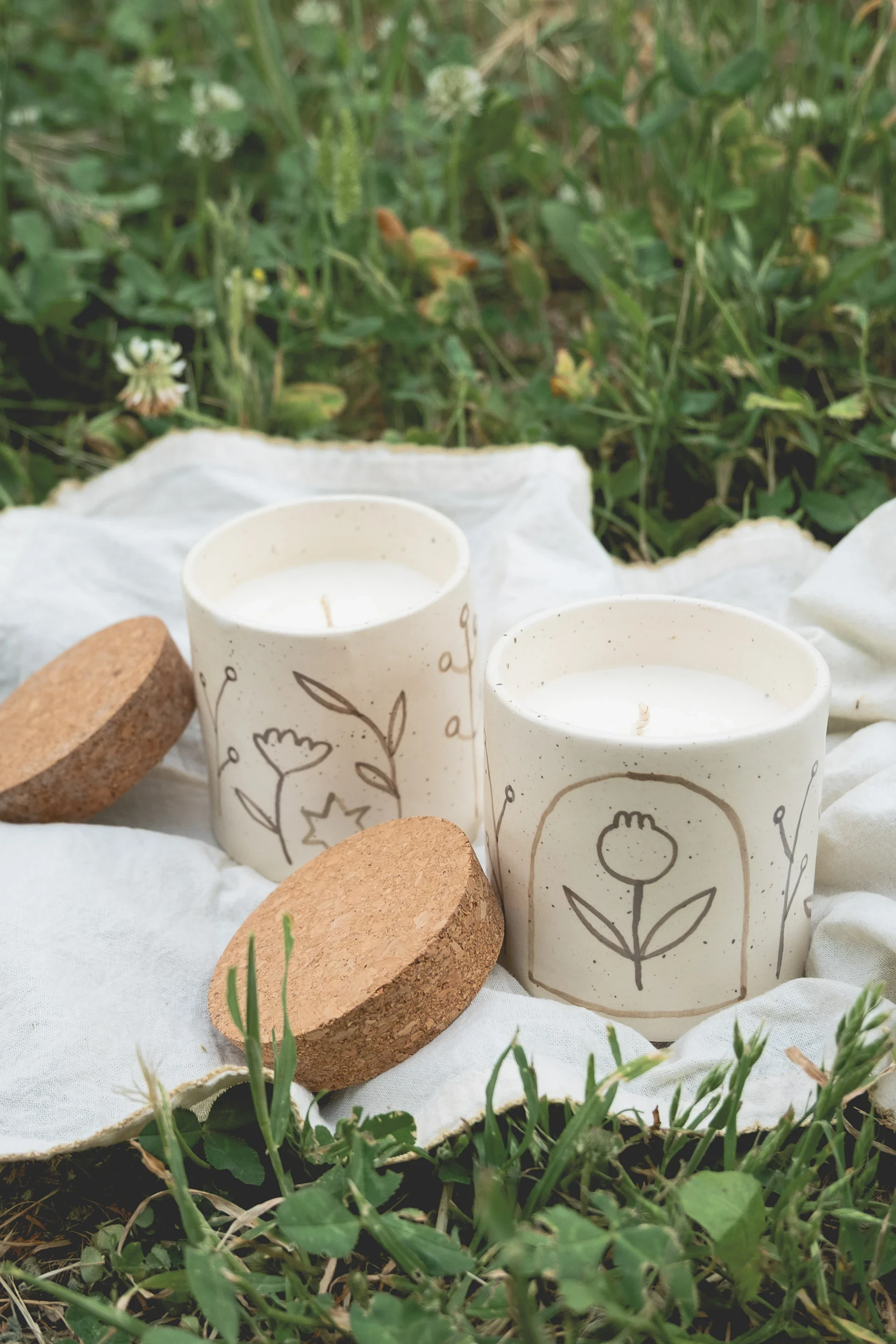 Bougie "Poudre de riz" 220g