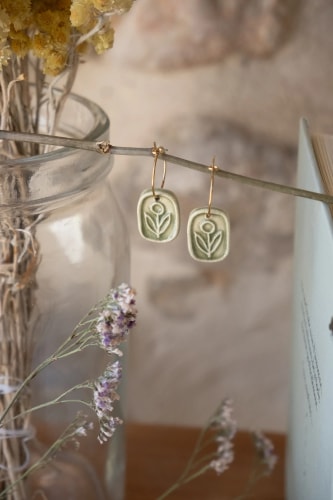 Boucles d'oreilles fleurs