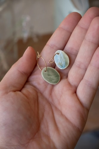 Boucles d'oreilles trèfles