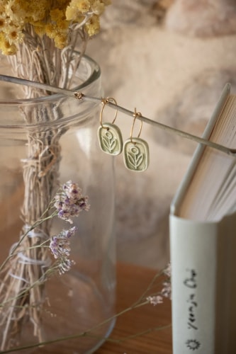 Boucles d'oreilles fleurs