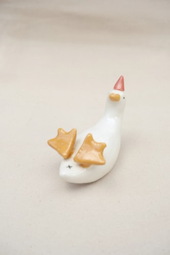 Canard sur le dos chapeau de fête