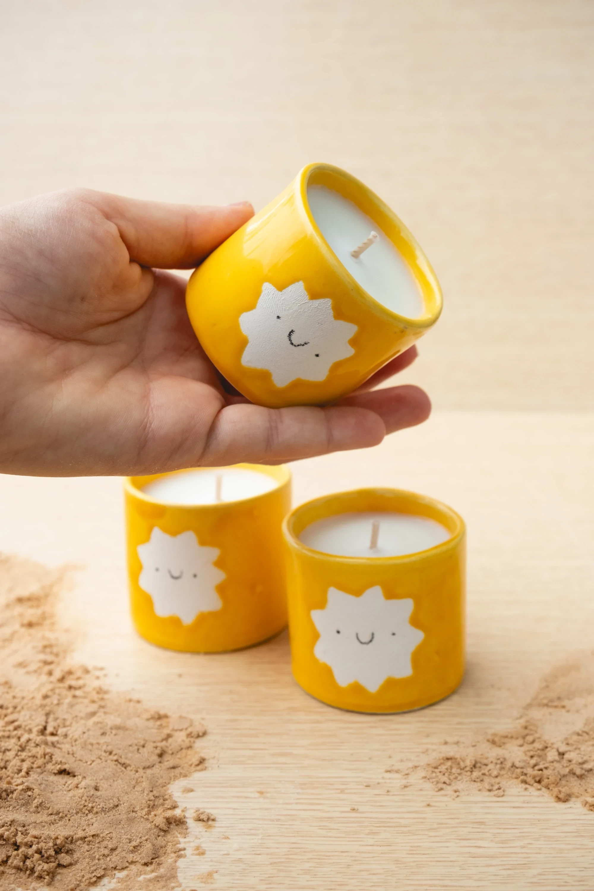 Mini bougie happy sun (80g)