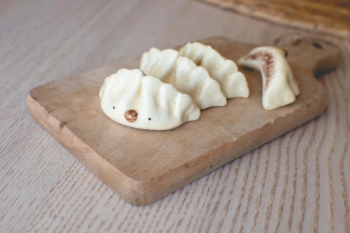 Gyoza grandeur nature