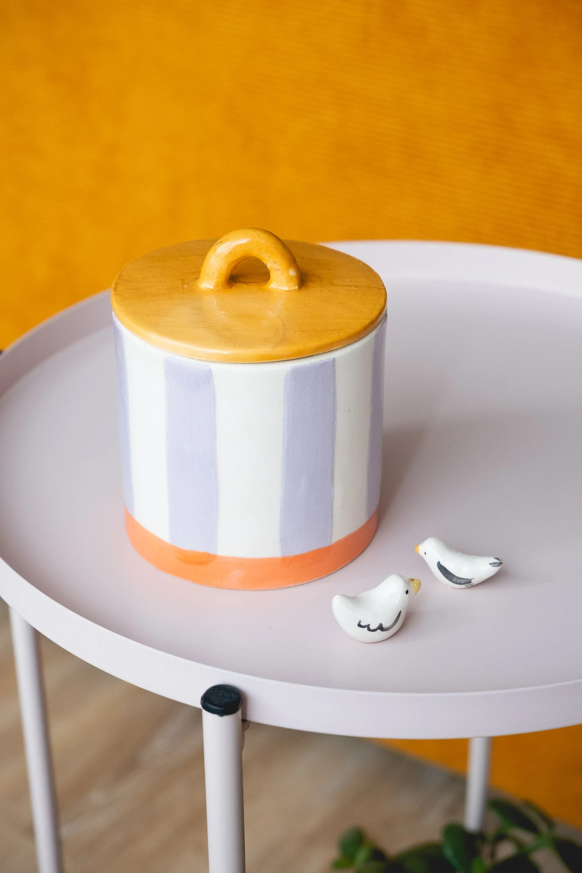 Bougie "Linge au soleil" 220g + Mystery bird 