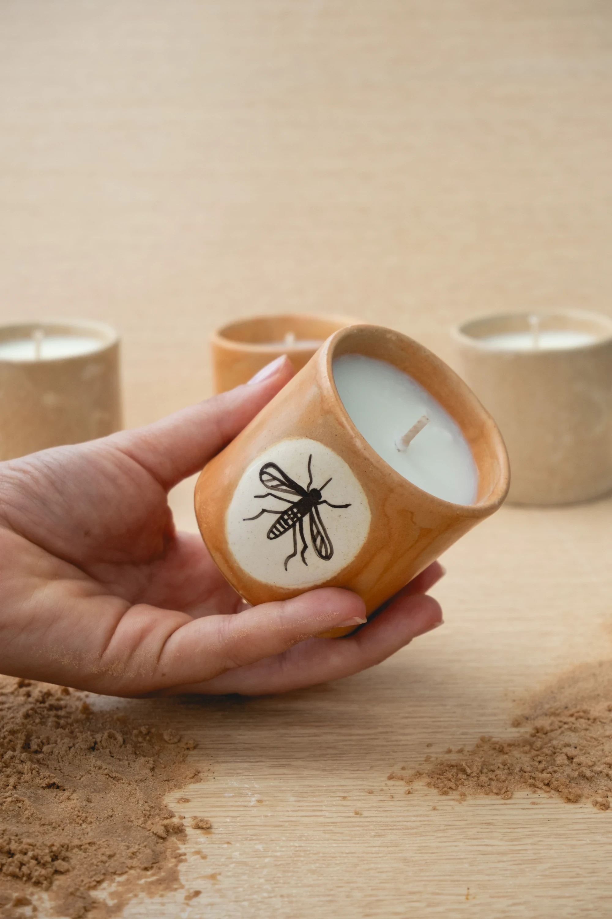 Bougies crabe et moustique (120g)