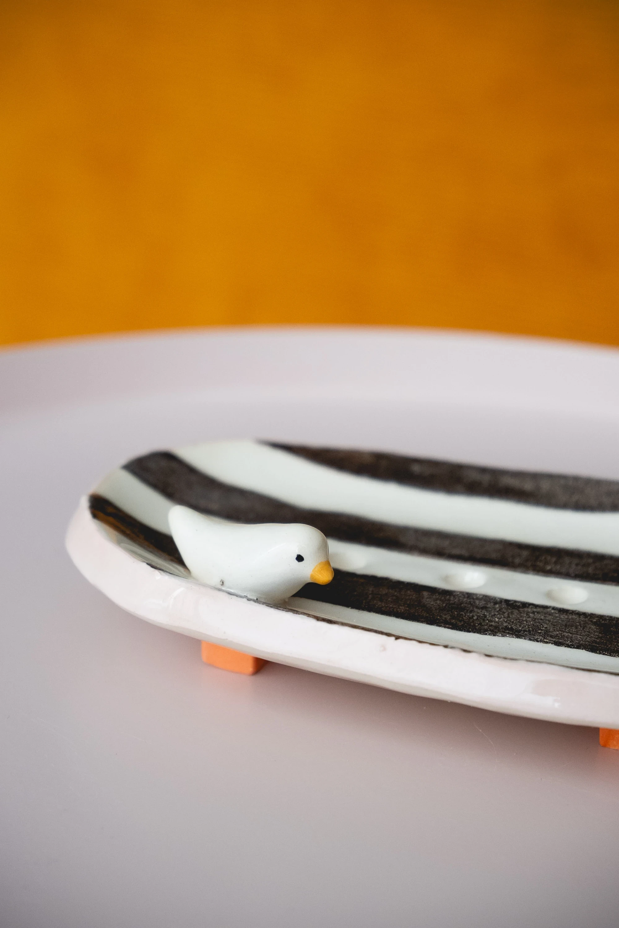 Porte savon canard Marron