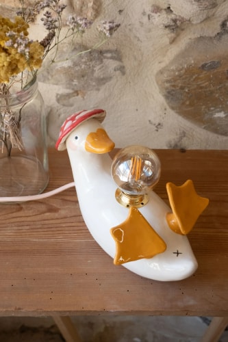 Lampe canard amanite