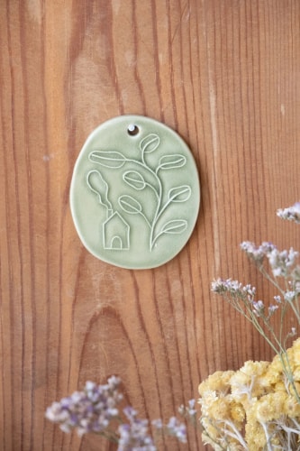 Plaque déco maison