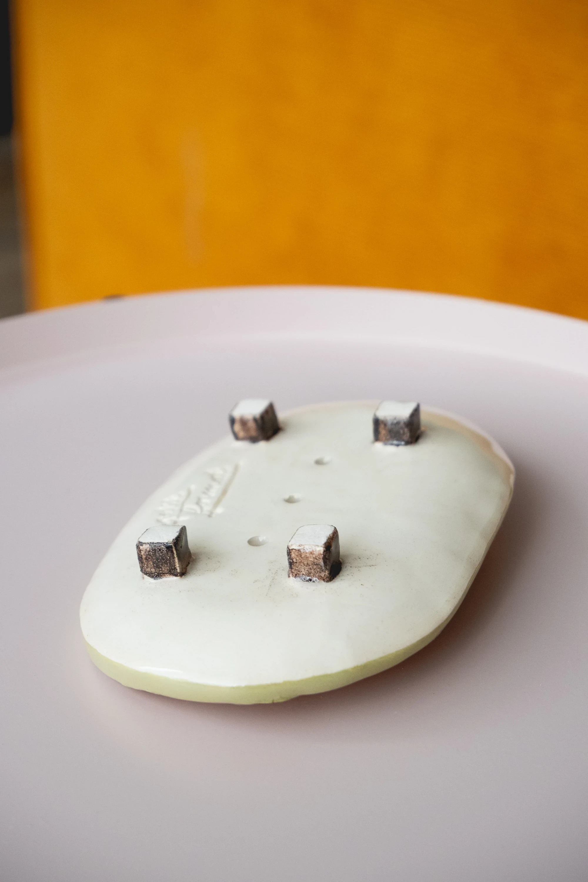 Porte savon canard Marron