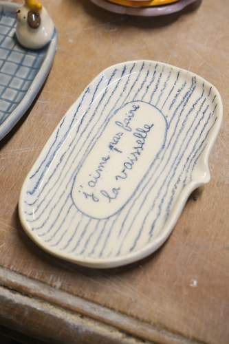 Porte savon j'aime pas faire la vaisselle