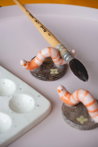 Porte baguettes / pinceau worm