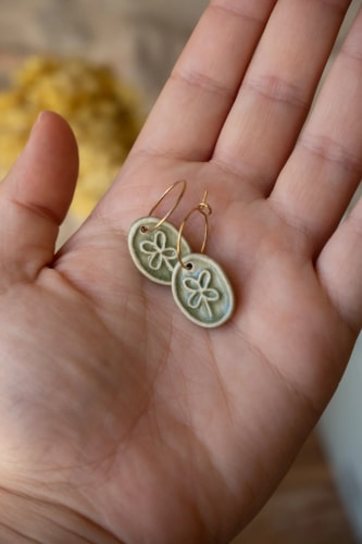 Boucles d'oreilles trèfles