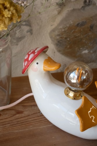 Lampe canard amanite
