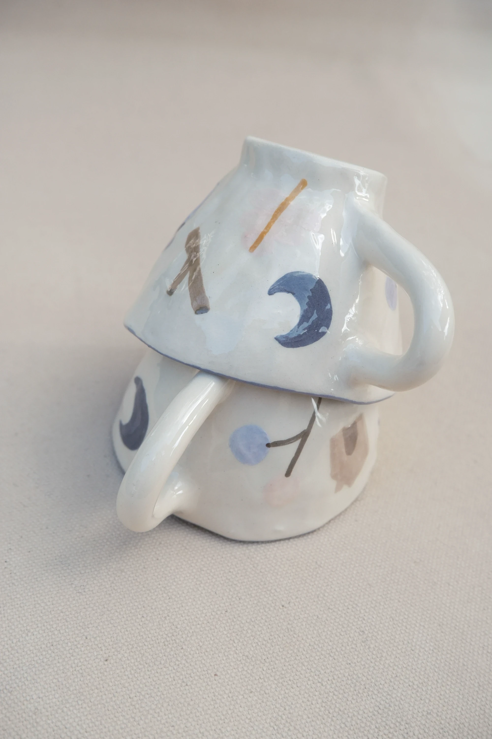 Tasse croquis d'automne