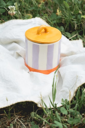 Bougie "Linge au soleil" 220g + Mystery bird