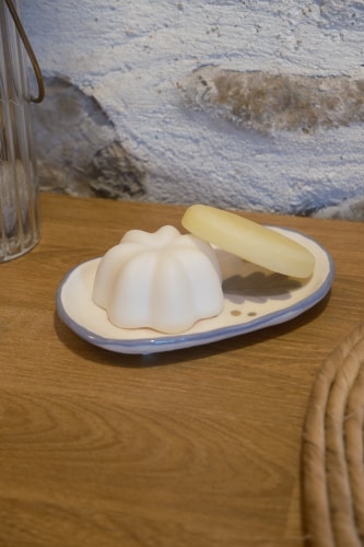 Porte savon feuilles