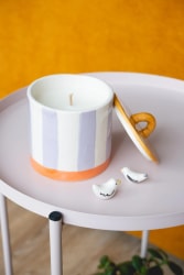 Bougie "Linge au soleil" 220g + Mystery bird