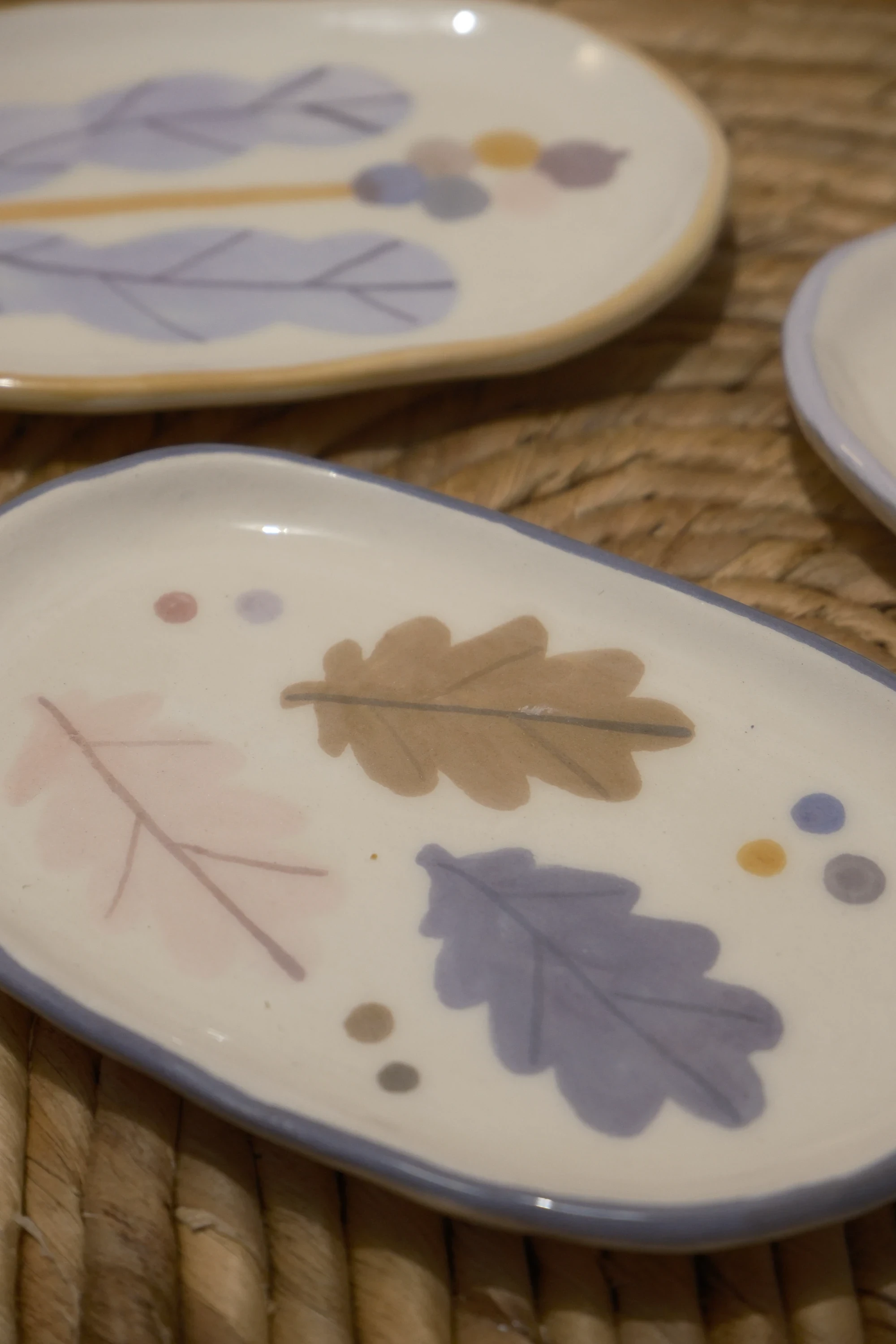 Porte savon feuilles