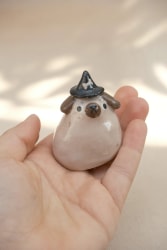 Figurine pug halloween