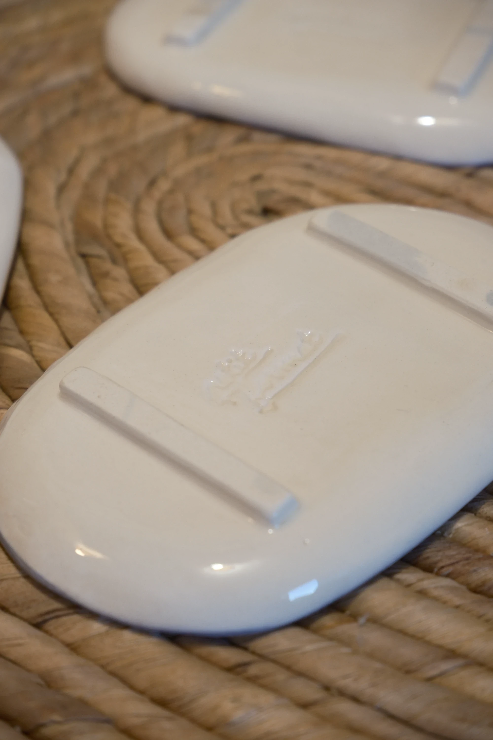 Porte savon feuilles