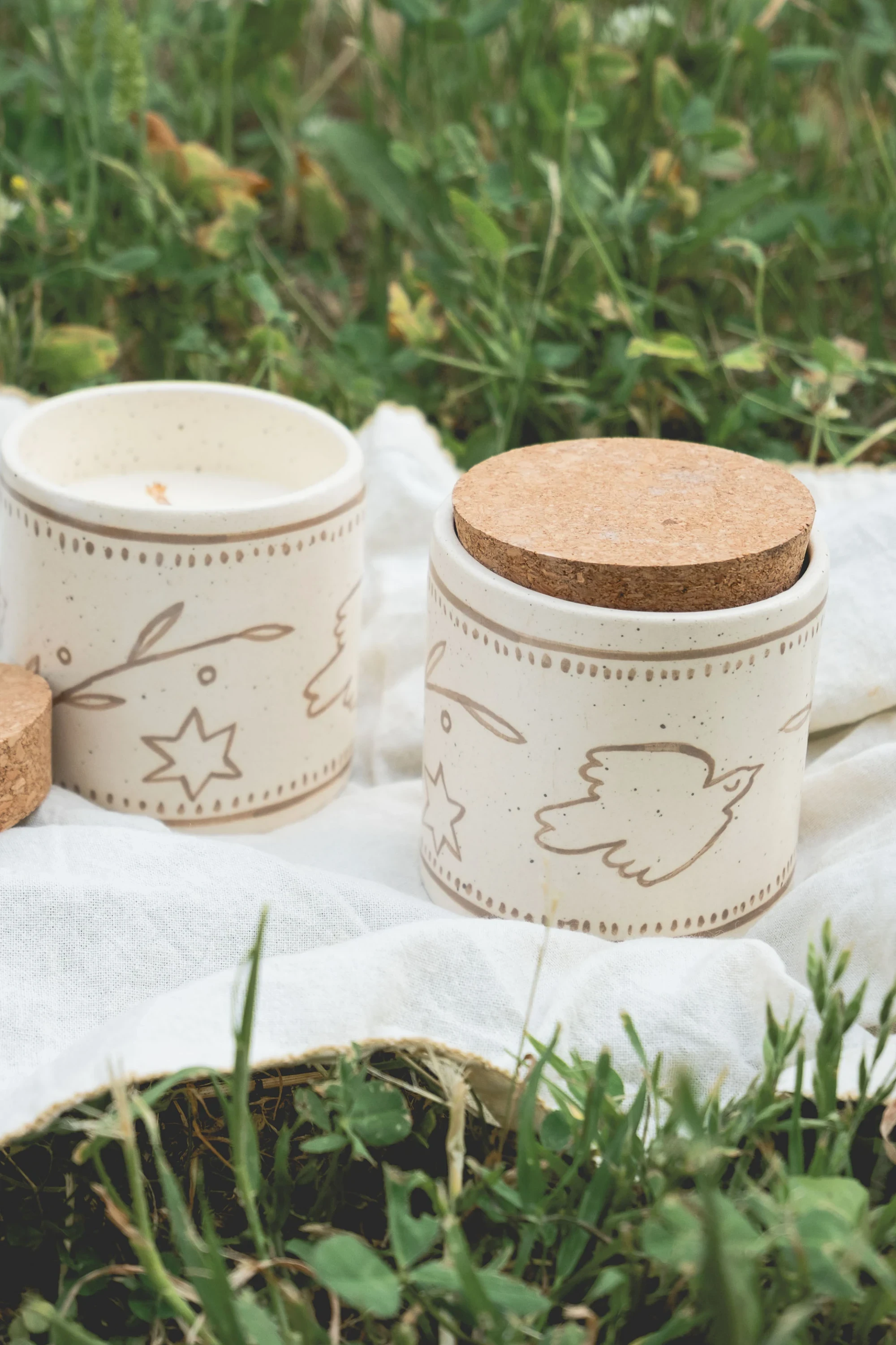 Bougie "Cire et miel" 220g