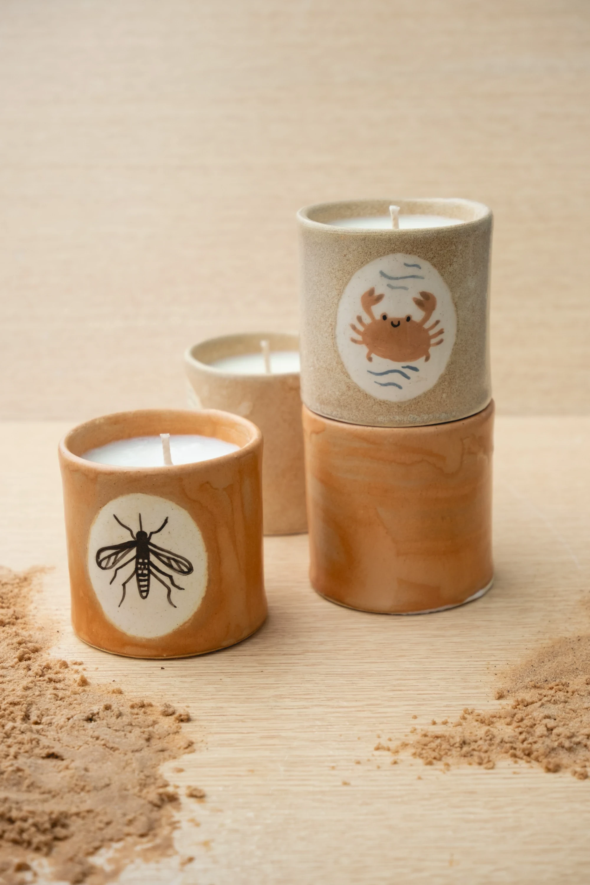Bougies crabe et moustique (120g)