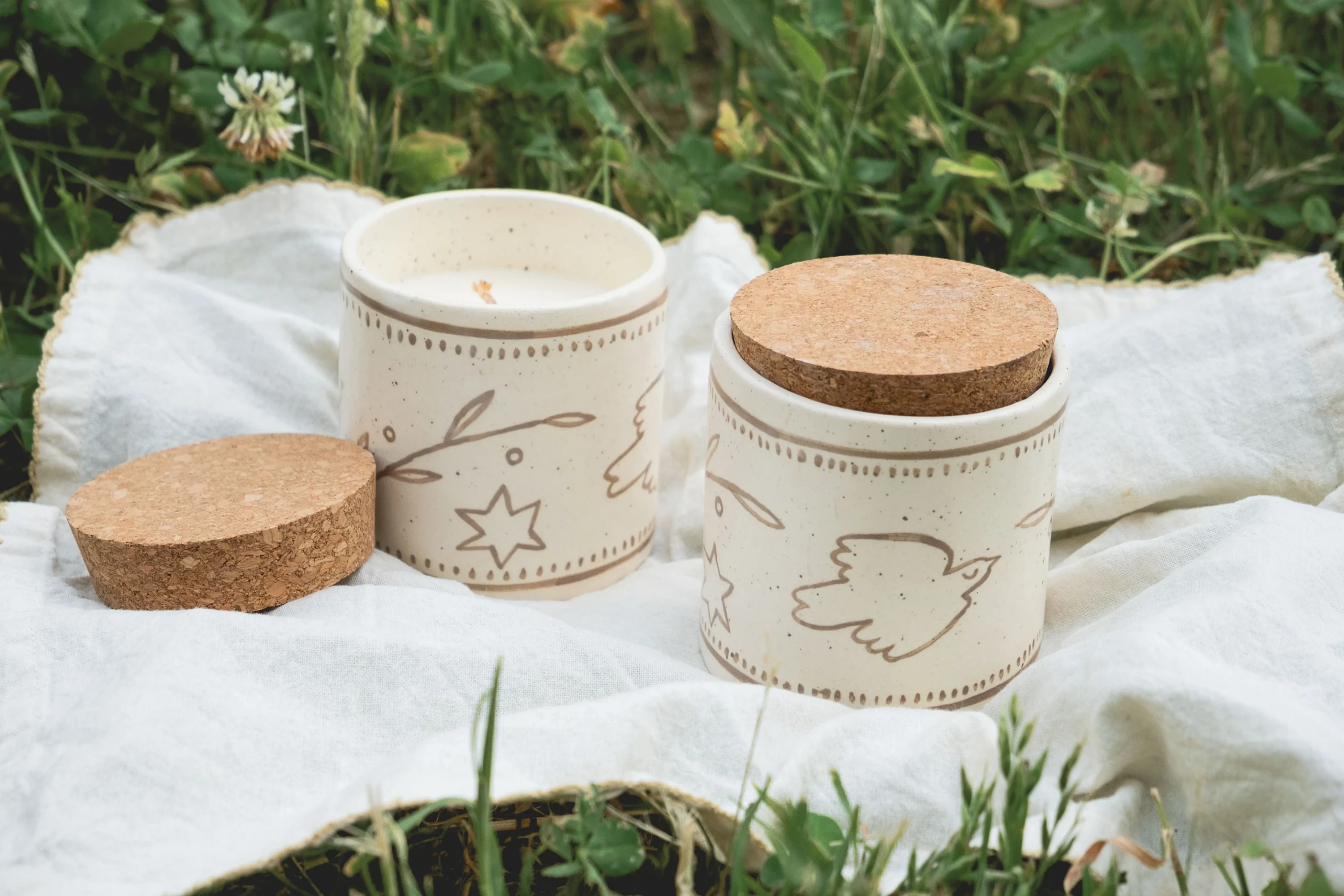 Bougie "Cire et miel" 220g