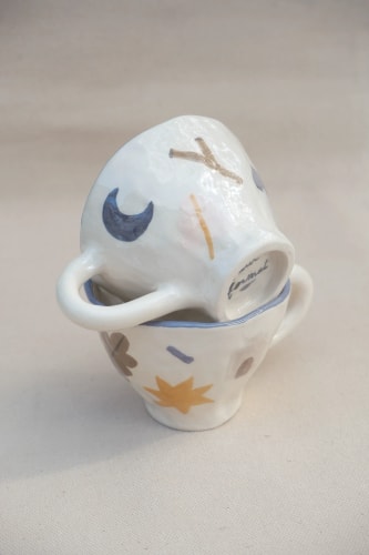 Tasse croquis d'automne