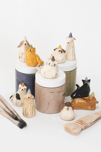 Figurine chien et chat