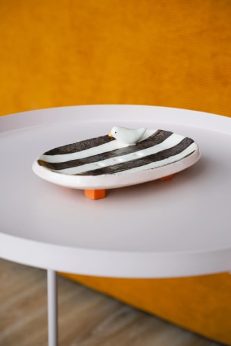 Porte savon canard Marron