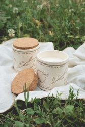 Bougie "Cire et miel" 220g