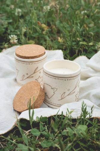 Bougie "Cire et miel" 220g