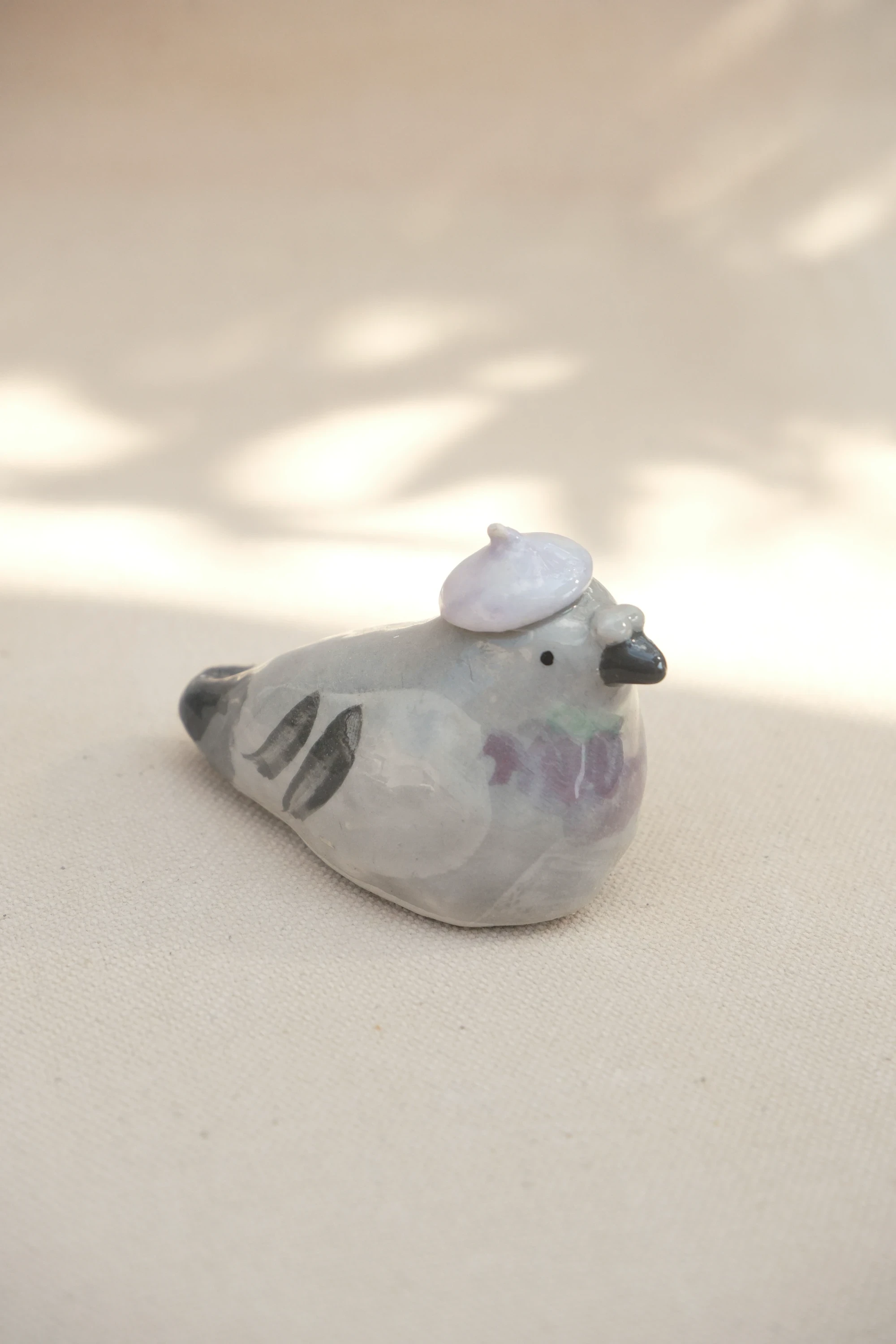 Pigeon avec beret
