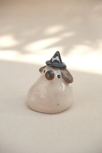 Figurine pug halloween