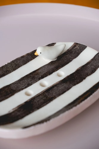 Porte savon canard Marron