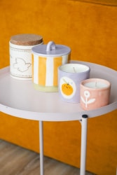 Bougie "Linge au soleil" 220g + Mystery bird