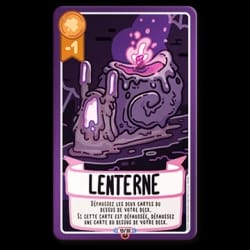 Carte de jeu "Musichien" représentant un chien musicien jouant d'un instrument, avec une valeur de 3, entouré de confettis. Texte français décrivant l'effet de jeu en bas de la carte.