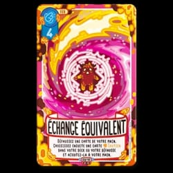 Carte de jeu intitulée "Par le fond !" montrant un bateau pirate sombrant dans un tourbillon. Coût : 2. Effet : défausser un pirate pour détruire une carte adverse ou une carte de sa propre zone.