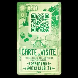 Carte de jeu nommée L'Île-usion avec une illustration de château rose flottant. Le texte explique que l'adversaire doit mélanger sa main et jouer à l'aveugle. Valeur de -3 points indiquée en haut à gauche.