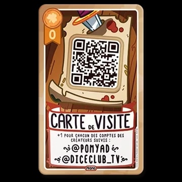 Carte de jeu violette nommée Grosse Face, illustrée par un personnage en armure ronde, avec une force de 4, immunisée contre les effets des cartes adverses.