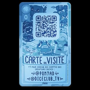 Carte de jeu dorée intitulée L'Auteur, représentant une silhouette violette dans un chapeau pointu. Le texte indique : Vous êtes l'auteur du jeu, inventez un effet. Badge UNIQUE en haut à droite.