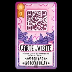 Carte illustrée représentant un bonhomme de neige portant un chapeau de sorcier violet, avec le texte « ESBROUFE » et « Merci pour cette première année Donjon & Procrastination ».