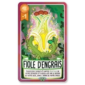 Fiole d'engrais