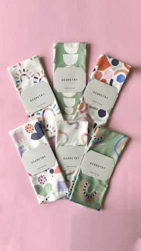 GEOMETREY
Tea towel collection