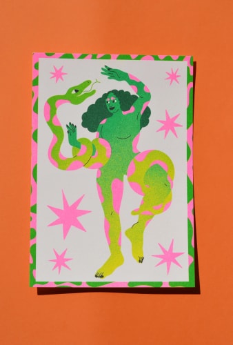 La femme serpent - Riso A5