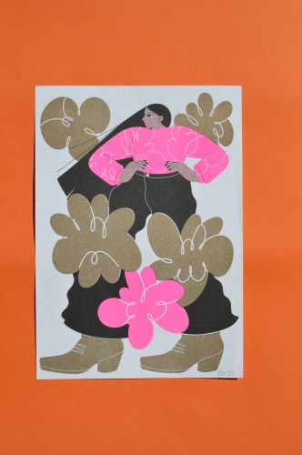 Big flower - Riso A4